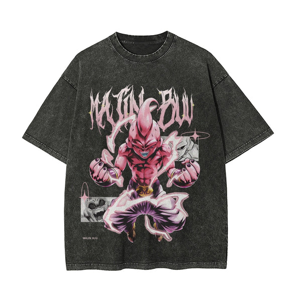 "KID BUU" Vintage Oversized Tee