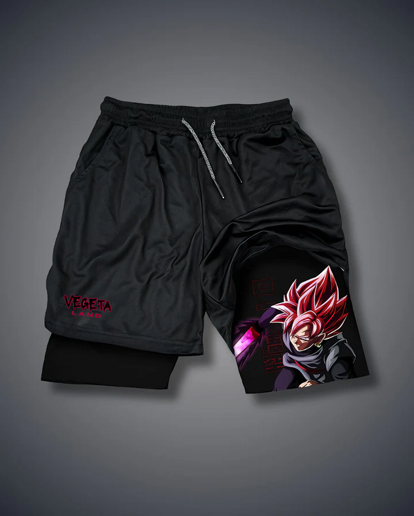 "Elite" Goku Black Performance Shorts