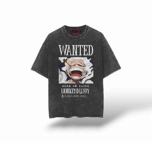 "LUFFY WANTED" Vintage Oversized Tee